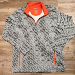 Birdie bound 1/4 zip golf pullover cocktail theme
